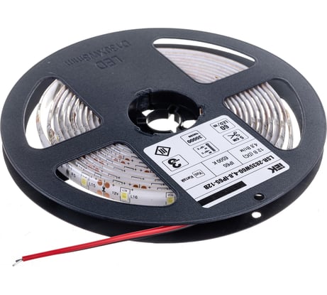 Лента IEK LED 3м LSR-2835W60-4, 8-IP65-12В LSR1-2-060-65-3-03