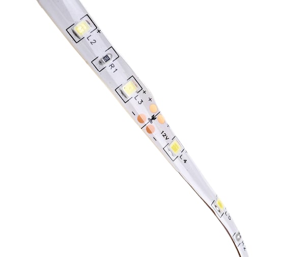 Лента IEK LED 3м LSR-2835W60-4, 8-IP65-12В LSR1-2-060-65-3-03
