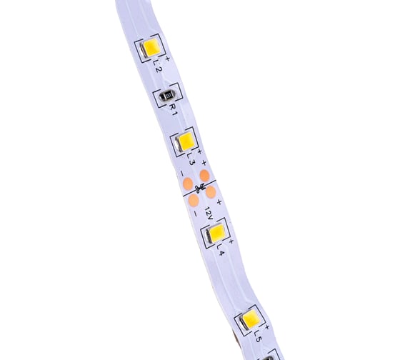 Лента IEK LED 3м LSR-2835WW60-4, 8-IP20-12В LSR1-1-060-20-3-03