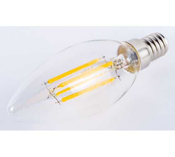Лампа IEK серия 360, LED, C35, свеча, прозрачная, 5вт, 230В, 3000К, E14 LLF-C35-5-230-30-E14 -CL