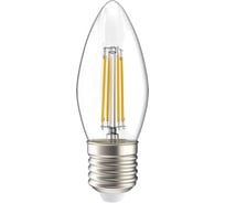 Лампа IEK серия 360, LED, C35, свеча, прозрачная, 5вт, 230В, 3000К, E27 LLF-C35-5-230-30-E27-CL