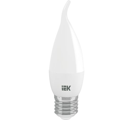 Лампа IEK LED CB35, свеча на ветру, 5вт, 230В, 4000К, E27 LLE-CB35-5-230-40-E27 1