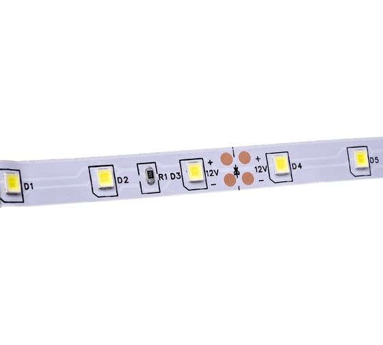 Лента IEK LED 5м LSR-2835W60-4, 8-IP20-12В LSR1-2-060-20-3-05