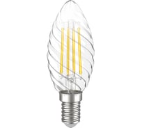 Лампа IEK серия 360 LED, CT35, свеча витая, 5вт, 230В, 3000К, E14, LLF-CT35-5-230-30-E14-CL