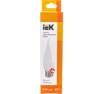 Лампа IEK LED CB35, свеча на ветру, 7вт, 230В, 3000К, E27 LLE-CB35-7-230-30-E27