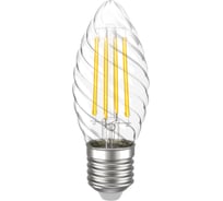 Лампа IEK серия 360 LED, CT35, свеча витая, 5вт, 230В, 3000К, E27 LLF-CT35-5-230-30-E27-CL