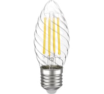 Лампа IEK серия 360 LED, CT35, свеча витая, 7вт, 230В, 3000К, E27 LLF-CT35-7-230-30-E27-CL