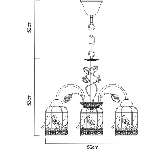 Подвесная люстра Arte Lamp CINCIA A5090LM-5WG