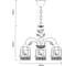 Подвесная люстра Arte Lamp CINCIA A5090LM-5WG 5