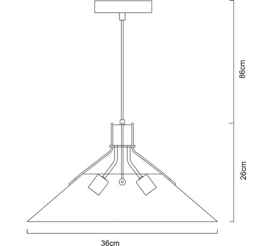 Подвесной светильник Arte Lamp STARK A9347SP-3BK