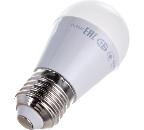 Лампа IEK LED, G45, шар, 7вт, 230В, 6500К, E27 LLE-G45-7-230-65-E27