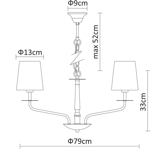 Подвесной светильник Arte Lamp EDDA A1048LM-10CC