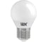 Лампа IEK LED, G45, шар, 9вт, 230В, 6500К, E27 LLE-G45-9-230-65-E27 3