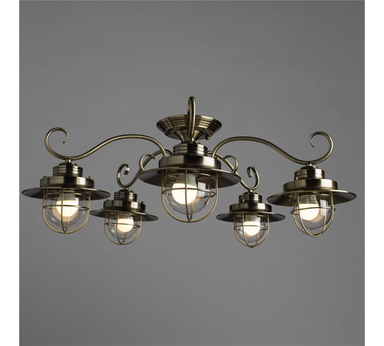 Потолочная люстра Arte Lamp LANTERNA A4579PL-5AB