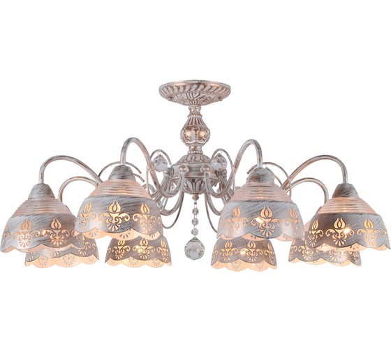 Потолочная люстра Arte Lamp SICILIA A9106PL-8WG 1