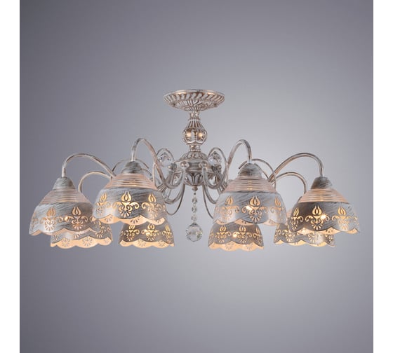 Потолочная люстра Arte Lamp SICILIA A9106PL-8WG