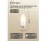 Светодиодная лампа ELEGANZ Е27 Свеча матовая 9W Тёплая 3000К 220V, 1шт 1396 3