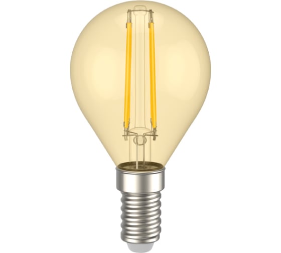 Лампа IEK серия 360 LED, G45, шар, золото, 5вт, 230В, 2700К, E14 LLF-G45-5-230-30-E14-CLG 1
