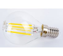 Лампа IEK серия 360, LED, G45, шар прозрачный, 5вт, 230В, 4000К, E14 LLF-G45-5-230-40-E14-CL