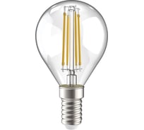 Лампа IEK серия 360, LED, G45, шар прозрачный, 7вт, 230В, 4000К, E14 LLF-G45-7-230-40-E14-CL
