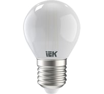 Лампа IEK серия 360, LED, G45, шар матовый, 7вт, 230В, 3000К, E27 LLF-G45-7-230-30-E27-FR