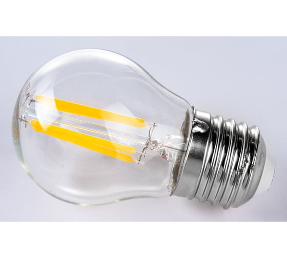 Лампа IEK серия 360, LED, G45, шар прозрачный, 5вт, 230В, 3000К, E27 LLF-G45-5-230-30-E27-CL