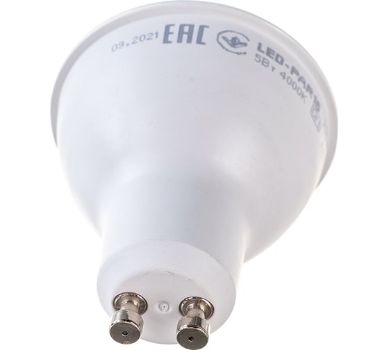 Лампа IEK LED, PAR16, софитная, 5вт, 230В, 4000К, GU10 LLE-PAR16-5-230-40-GU10