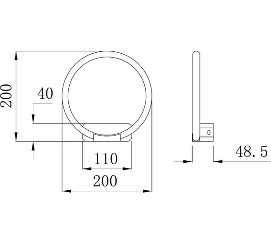 Настенный светильник Arte Lamp RAPID A2500AP-1WH