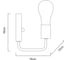 Настенный светильник Arte Lamp GELO A6001AP-1BK 3