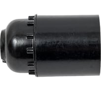 Подвесной карболитовый патрон IEK, Пкб27-04-К01 Е27, черный, индивидуальный пакет EPK10-04-02-K01