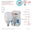 Светодиодная лампа ЭРА LED POWER T80-20W-6500-E27 колокол, 20 Вт, холодная, E27, 40/800 40/1280 Б0049588 4