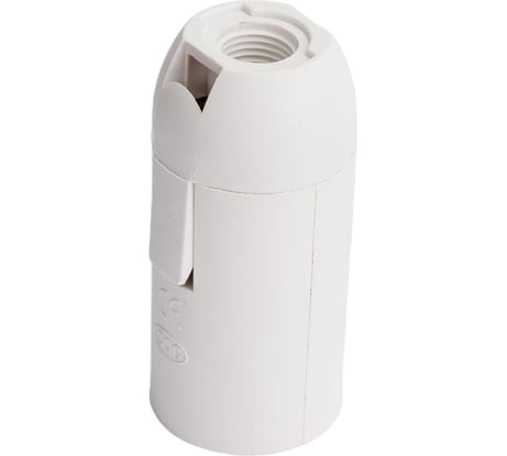 Подвесной пластиковый патрон IEK, Ппл14-02-К02 Е14, белый, индивидуальный пакет EPP20-02-02-K01