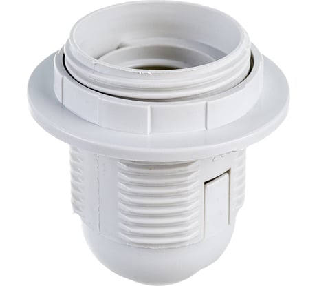 Пластиковый патрон с кольцом IEK, Ппл27-04-К12 Е27, белый, индивидуальный пакет EPP11-04-02-K01