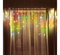 Электрогирлянда VEGAS Бахрома, 48 разноцветных LED ламп, 12 нитей, 55114