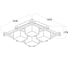 Потолочный светильник Arte Lamp WOODS A8252PL-4BR 4