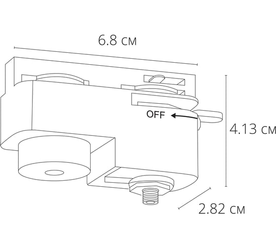 Коннектор питания Arte Lamp TRACK ACCESSORIES A200033