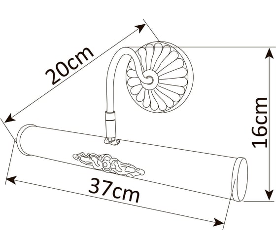 Подсветка для картин Arte Lamp PICTURE LIGHTS A5009AP-2AB