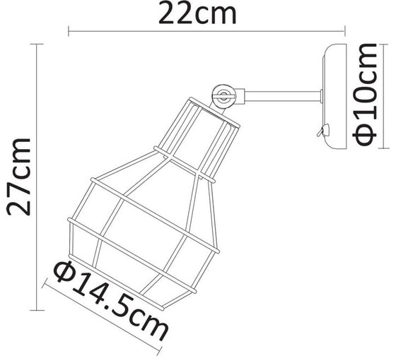 Настенный светильник Arte Lamp INTERNO A9182AP-1WH
