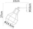 Настенный светильник Arte Lamp INTERNO A9182AP-1WH 4