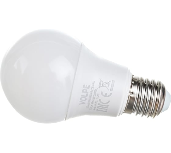 Светодиодная лампа Volpe LED-A60-9W/4000K/E27/FR/NR UL-00005623