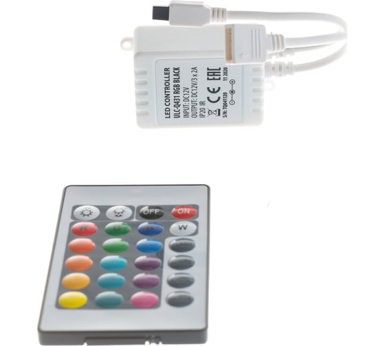 Контроллер для управления Volpe ULC-Q431 RGB BLACK RGB лентами 12V, с пультом ДУ UL-00001113