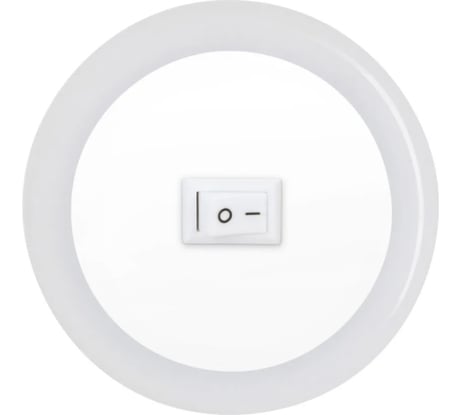 Светодиодный ночник IN HOME NLE 04-LW-S белый, с выключателем, 230В 4690612028804