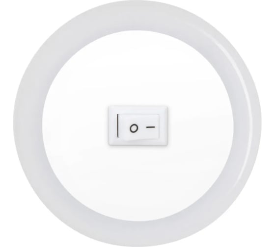 Светодиодный ночник IN HOME NLE 04-LW-S белый, с выключателем, 230В 4690612028804 1