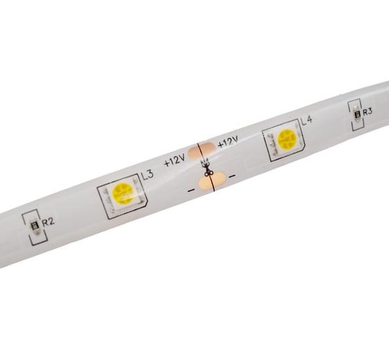 Лента IEK LED 5м LSR-5050WW30-7, 2-IP65-12В LSR2-1-030-65-3-05