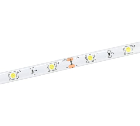 Лента IEK LED 5м LSR-5050WW30-7, 2-IP20-12В LSR2-1-030-20-3-05