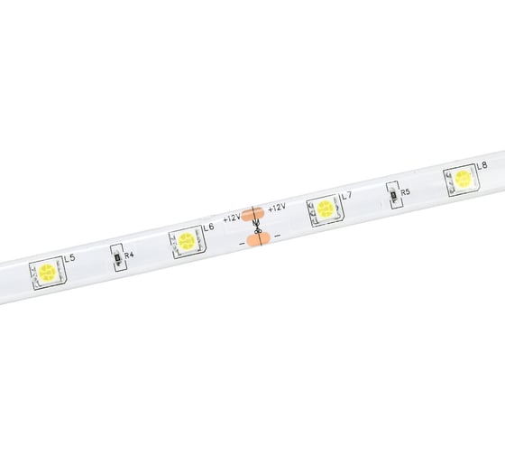 Лента IEK LED 5м LSR-5050WW30-7, 2-IP20-12В LSR2-1-030-20-3-05