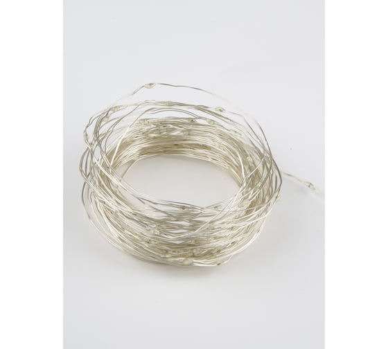 Светодиодная гирлянда на батарейках Uniel ULD-S0500-050/SCB/2AA WARM WHITE IP20 DEW Роса, 5 м, 50 светодиодов, UL-00005265