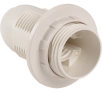 Патрон с кольцом IEK Ппл14-02-К12, пластик, Е14, белый, 50 шт, стикер на изделии, EPP21-02-01-K01