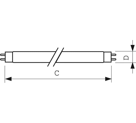 Лампа бактерицидная LightBest LBC 75W T8 G13 700709023