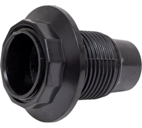 Карболитовый патрон с кольцом IEK, Пкб14-04-К11 Е14, черный EPK21-04-01-K01